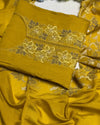 Mustard Yellow Embroidered Suit