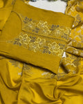 Mustard Yellow Embroidered Suit
