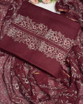 Pure Linen Embroidered Suit