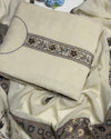 Ivory Mul Chanderi Suit Set