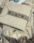 Ivory Mul Chanderi Suit Set