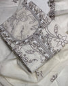 Mul Chanderi Unstitched Suit with Embroidered Dupatta