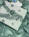 Sea Green Mul Chanderi Suit